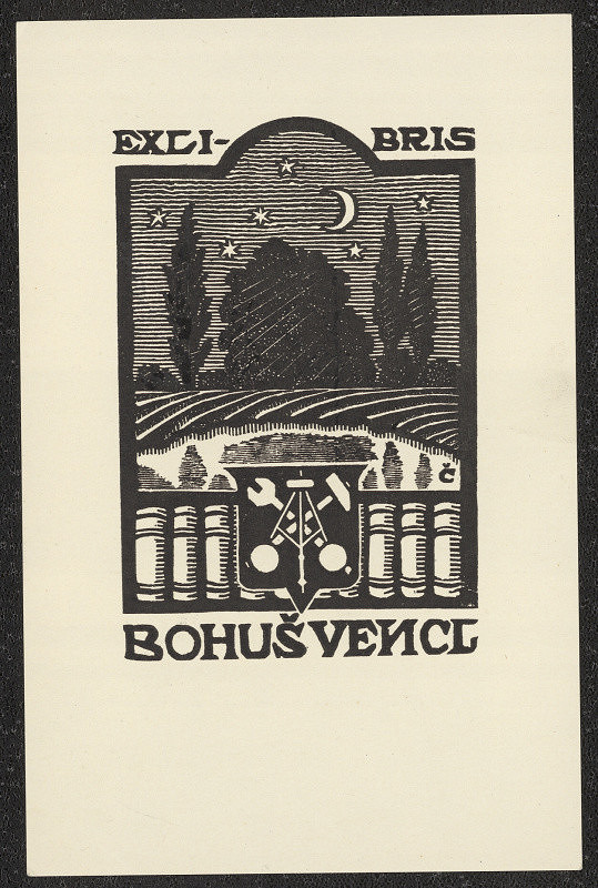Bohumír Čáp – Ex libris Bohuš Vencl 
