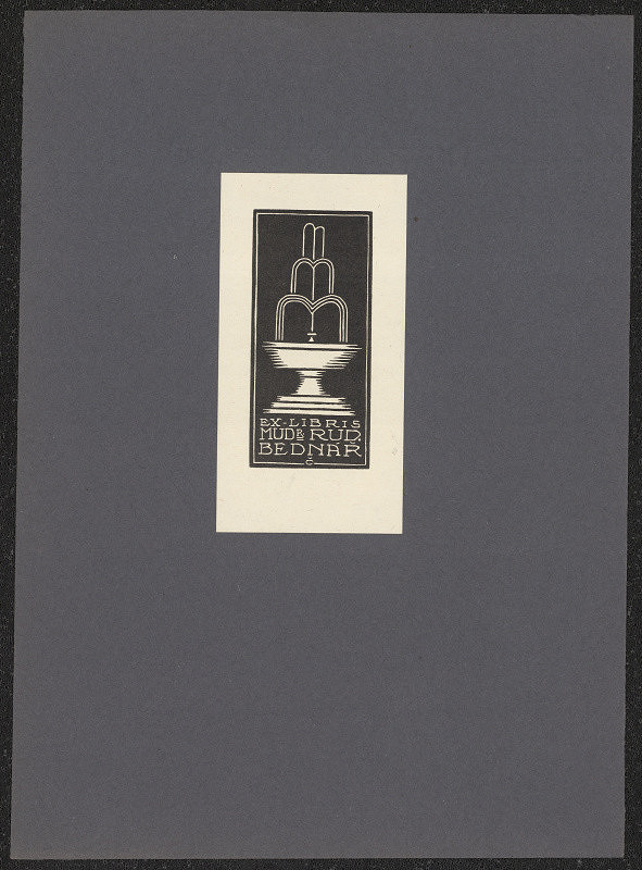 Bohumír Čáp – Ex libris MUDr. Rud. Bednář 