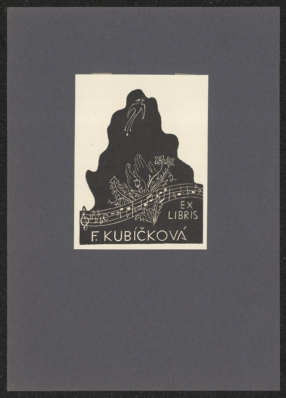 Vlasta J. Ambrožová – Ex libris F.Kubíčková 