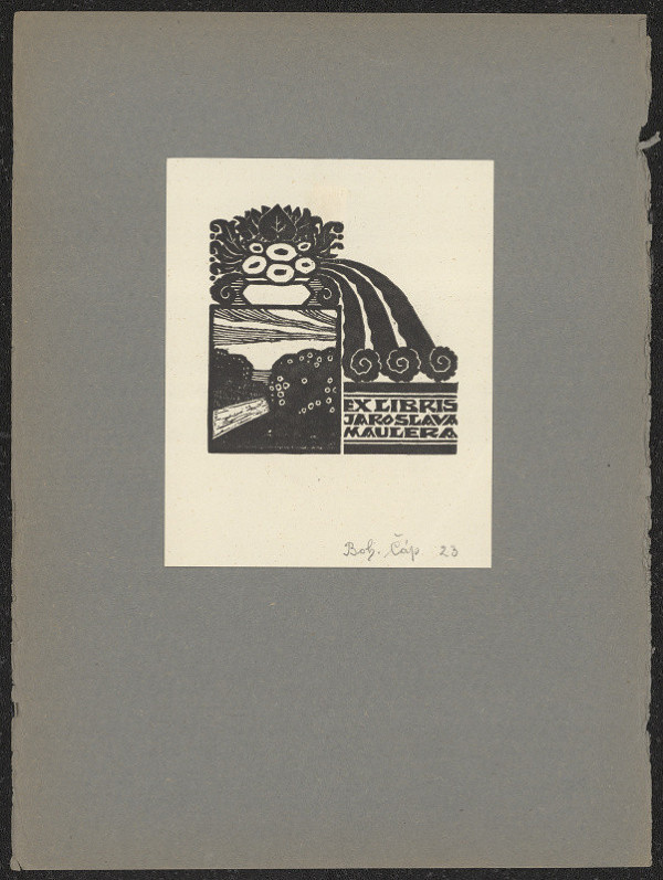Bohumír Čáp – Ex libris Jaroslava Maulera 