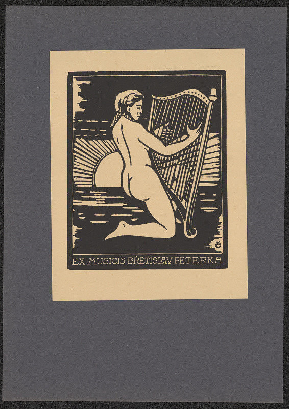 Bohumír Čáp – Ex libris Břetislav Peterka 