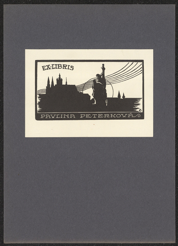 Bohumír Čáp – Ex libris Pavlina Peterková 