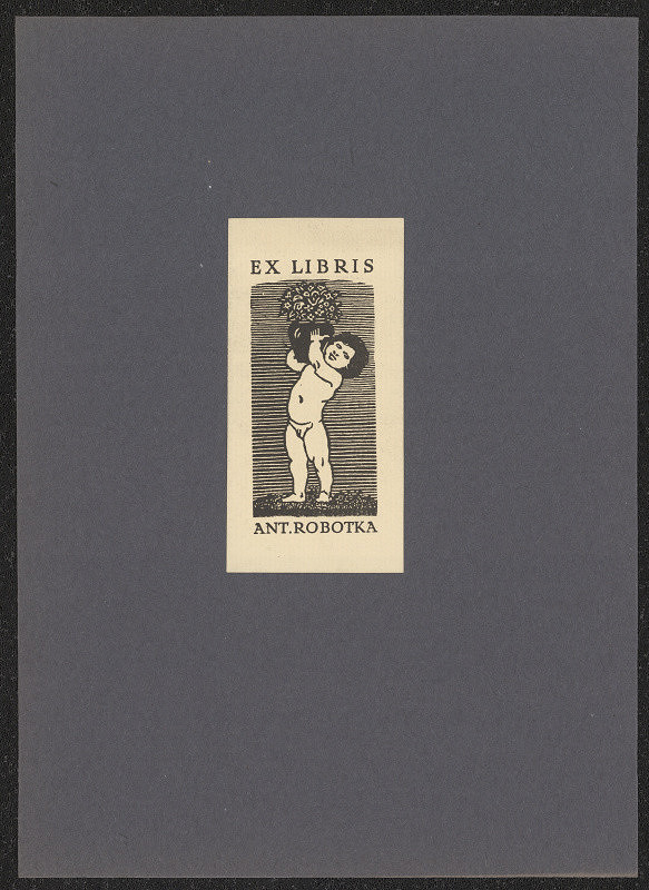 Bohumír Čáp – Ex libris Ant. Robotka 
