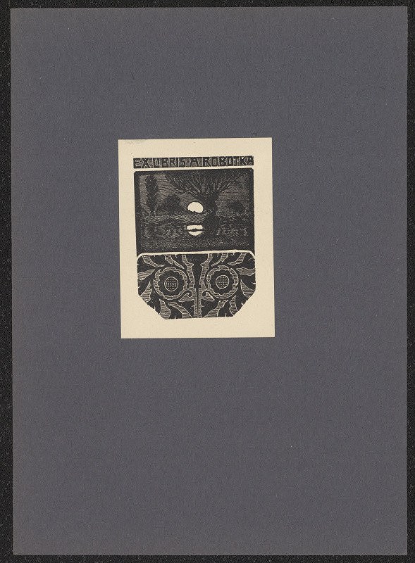 Bohumír Čáp – Ex libris A. Robotka 