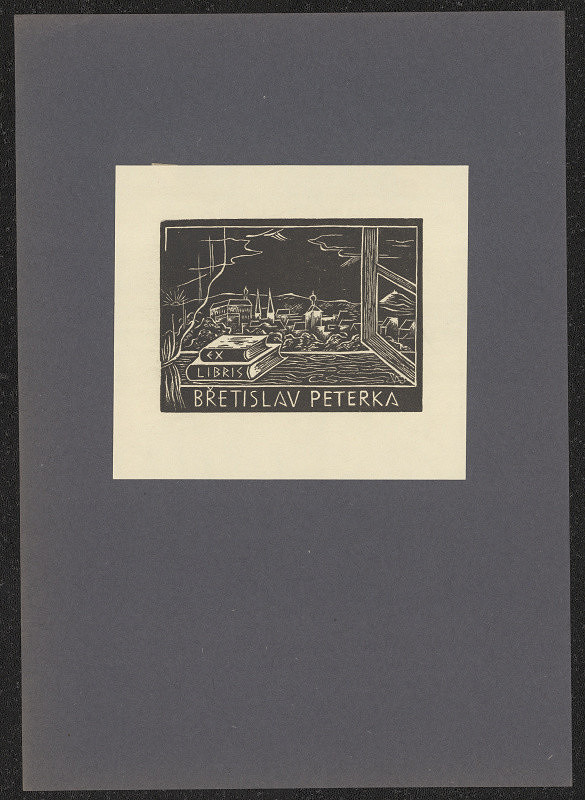 Vlasta J. Ambrožová – Ex libris Břetislav Peterka 
