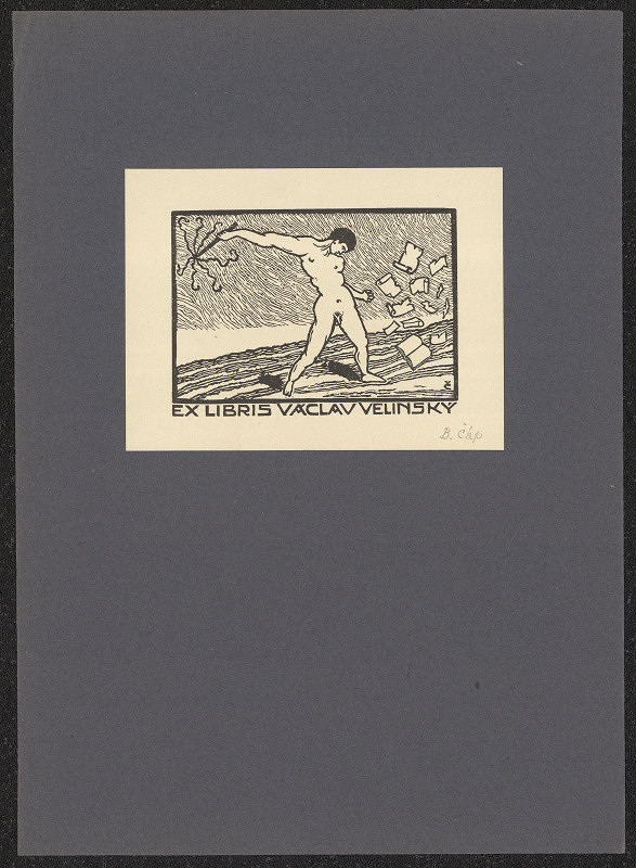 Bohumír Čáp – Ex libris Václav Velinský 