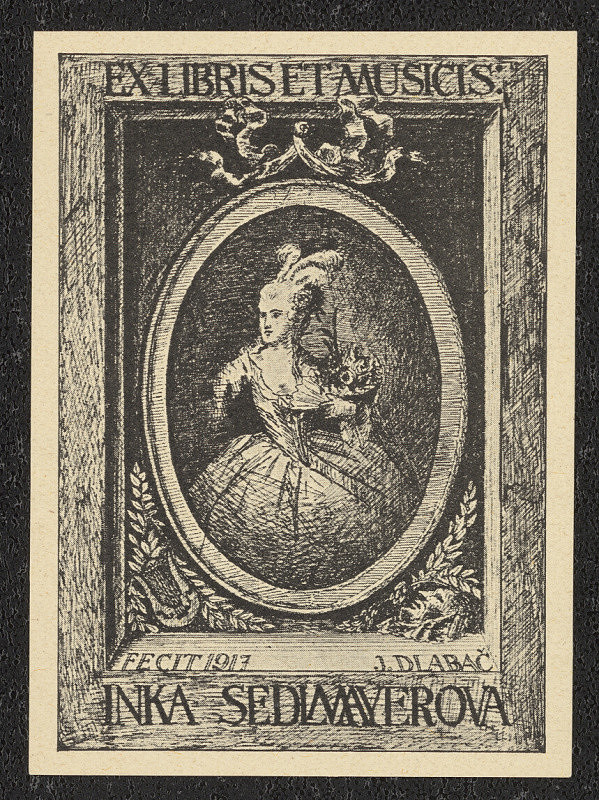 Jan Dlabač – Ex libris et musicis Inka Sedlmayerová 