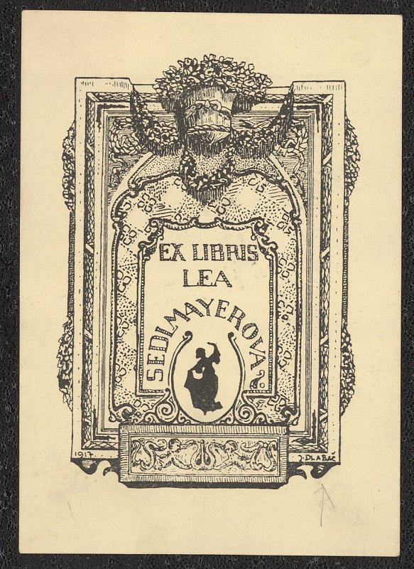 Jan Dlabač – Ex libris Lea Sedlmayerová 