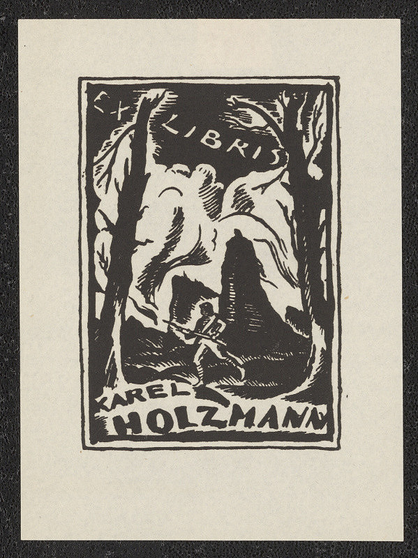 Adolf Doležal – Ex libris Karel Holzmann 