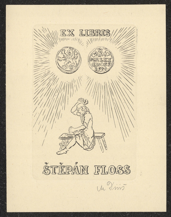 Miloš Diviš – Ex libris Štěpán Floss 