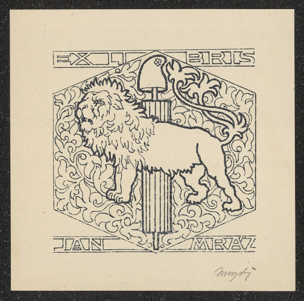 Josef (Joža) Dmych – Ex libris Jan Mráz 