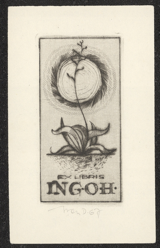 Ivan Dobroruka – Ex libris ing. G.O.H. 