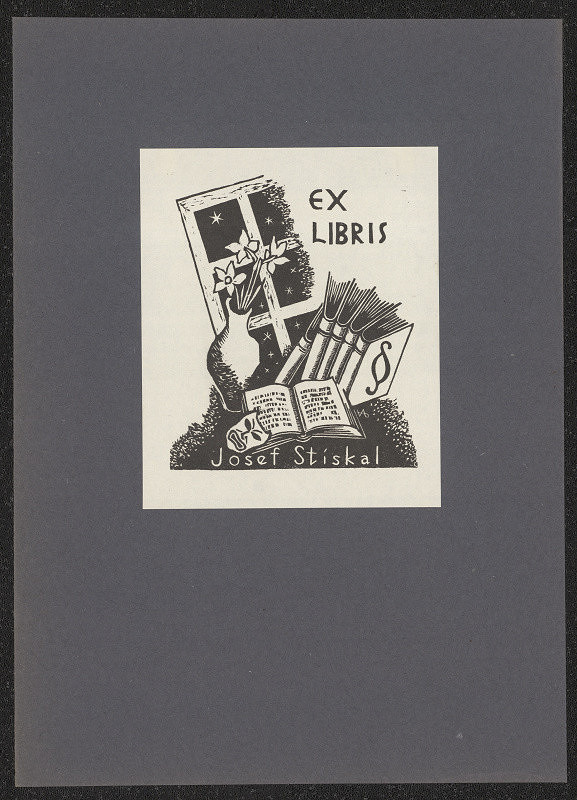 Vlasta J. Ambrožová – Ex libris Josef Stískal 