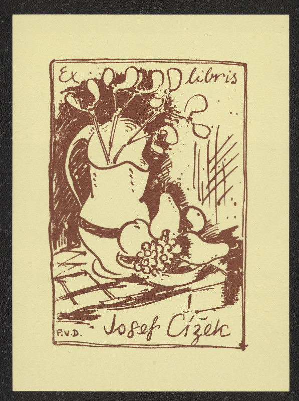 František Vincenc Danihelka – Ex libris Josef Čížek 