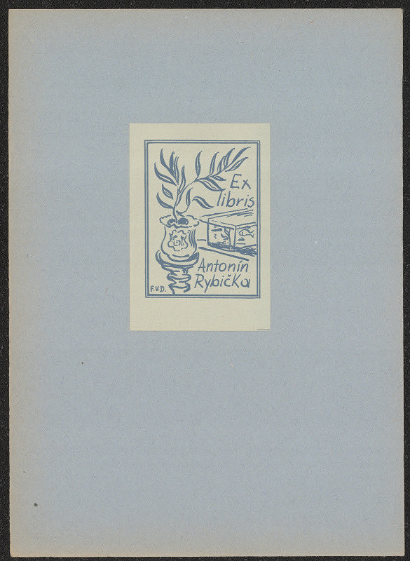 František Vincenc Danihelka – Ex libris Antonín Rybička 