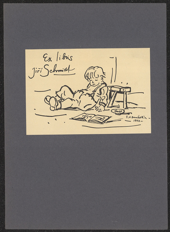 František Vincenc Danihelka – Ex libris Jiří Schmidt 