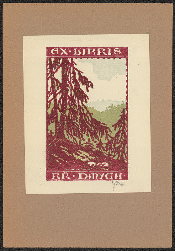 Josef (Joža) Dmych – Exlibris Bř. Dmych 
