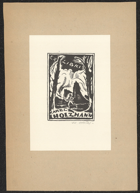 Adolf Doležal – Exlibris Karel Holzmann 