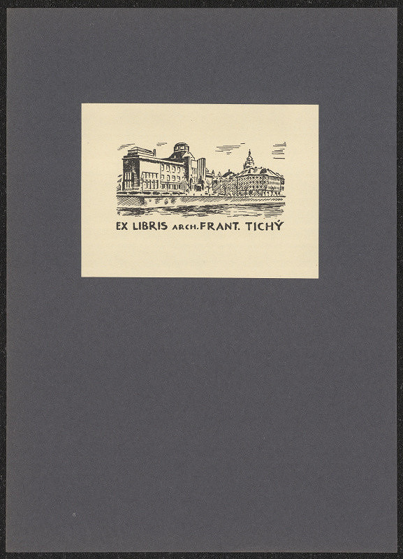 Adolf Doležal – Exlibris arch. Frant. Tichý 