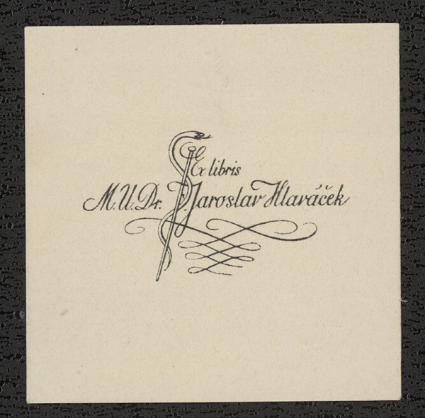 Petr Dillinger – Ex libris MUDr. Jaroslav Hlaváček 