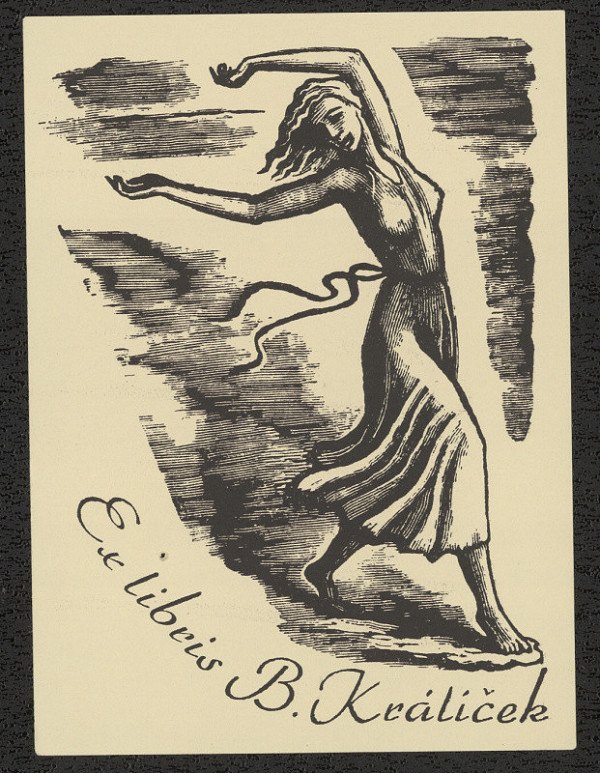 Petr Dillinger (?) – Ex libris B. Králíček 