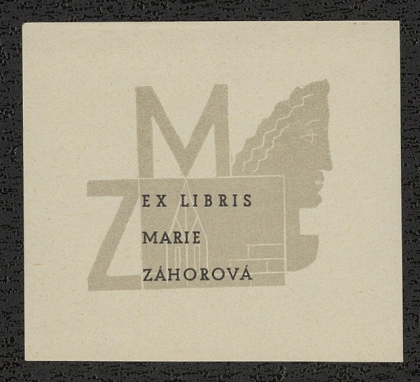 Petr Dillinger – Ex libris Marie Záhorová 