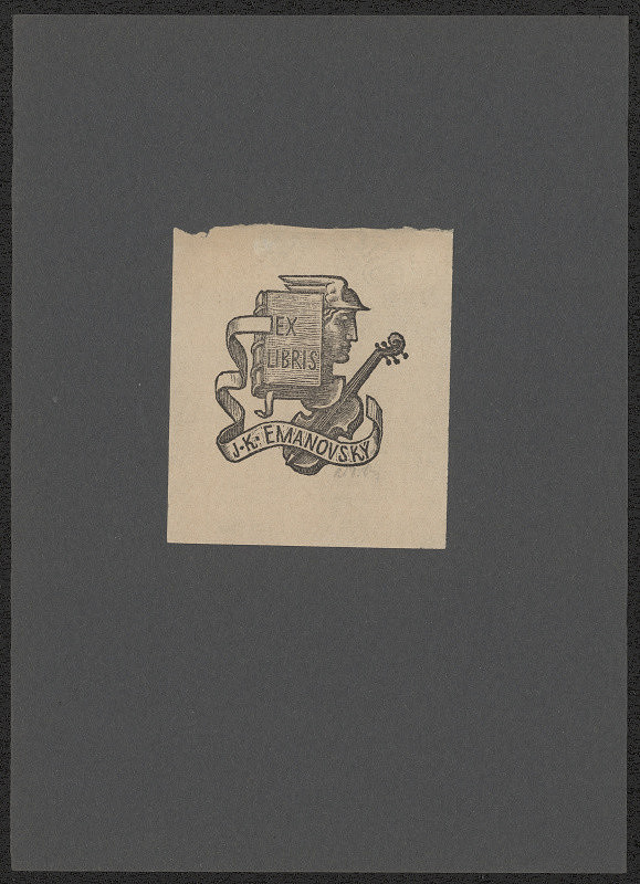 Petr Dillinger – Ex libris J.K.Emanovský 
