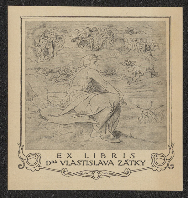 Josef Mánes – Ex libris Dra. Vlastislava Zátky 