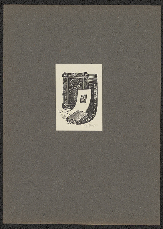 Petr Dillinger – Ex libris M. Helcelet 