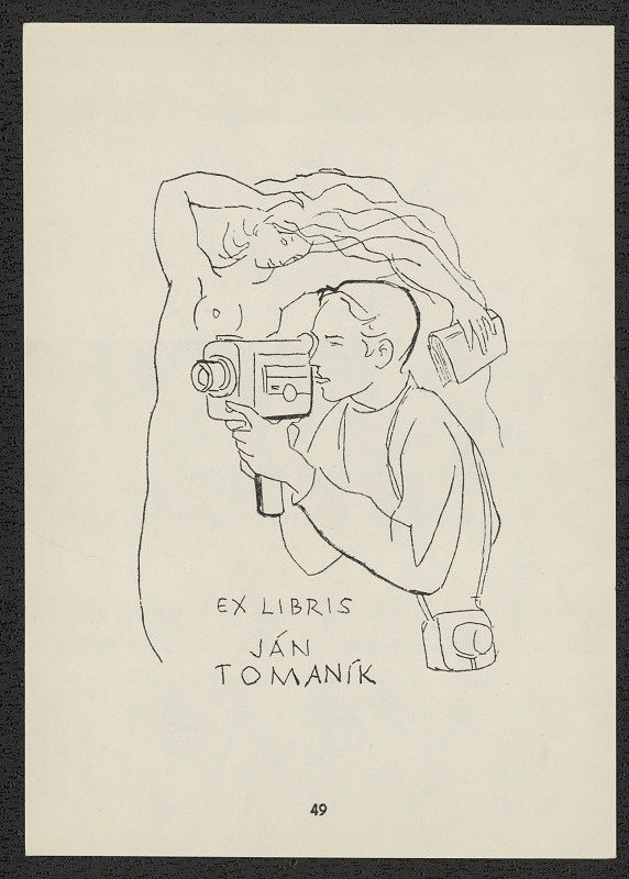 Emil Kotrba – Ex libris Ján Tomaník. in Ex libris Emil Kotrba. Praha 1969 