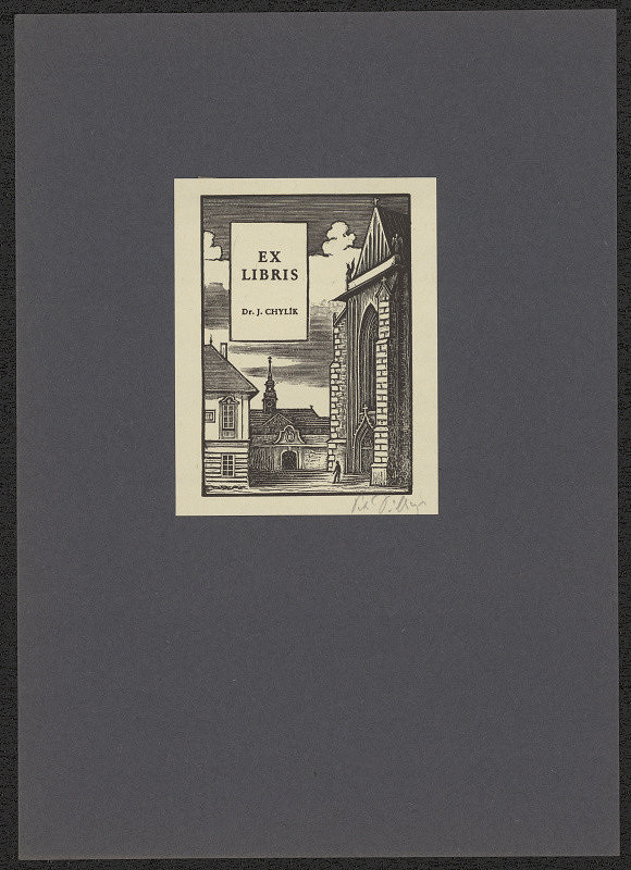 Petr Dillinger – Ex libris Dr. J. Chylík 