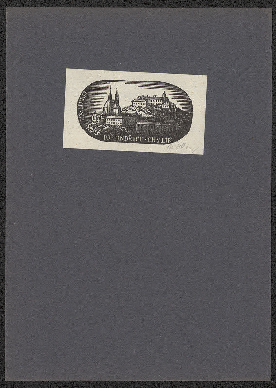 Petr Dillinger – Ex libris Dr. J. Chylík 
