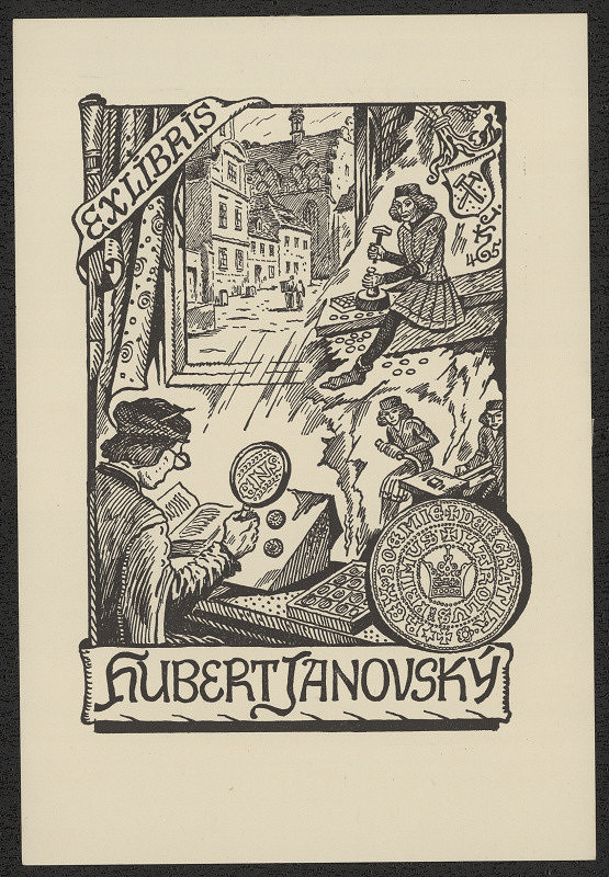 Jan Konůpek – Ex libris Hubert Janovský 