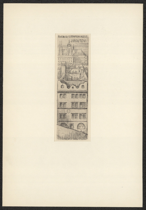 Petr Dillinger – Ex libris Ludmila a Alois Jiroutovi 