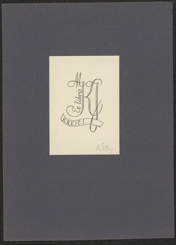Petr Dillinger – Exlibris M.K. Krejčí 