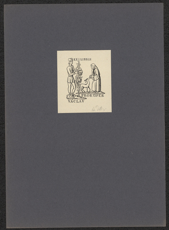 Petr Dillinger – Exlibris Prokůpek Václav 