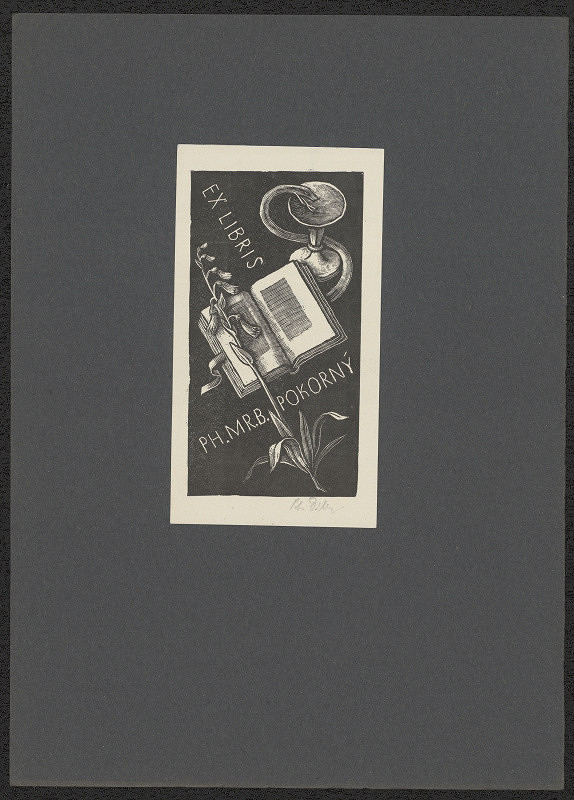 Petr Dillinger – Exlibris PH.MR.B. Pokorný 