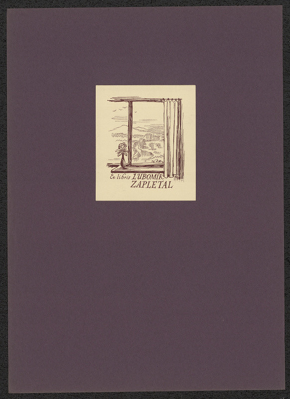 Petr Dillinger – Ex libris Lubomír Zapletal 