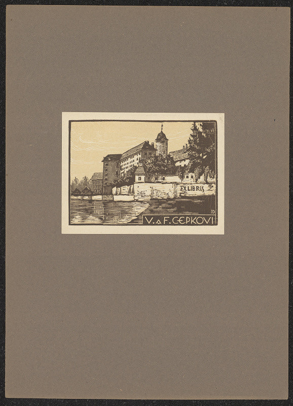 Jaroslav Dobrovolský – Ex libris V. a F. Cepkovi 