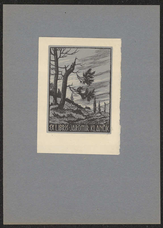 Jaroslav Dobrovolský – Ex libris Jaromír Klančík 