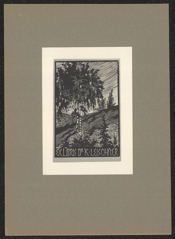 Jaroslav Dobrovolský – Ex libris Dr. K. Leuschner 