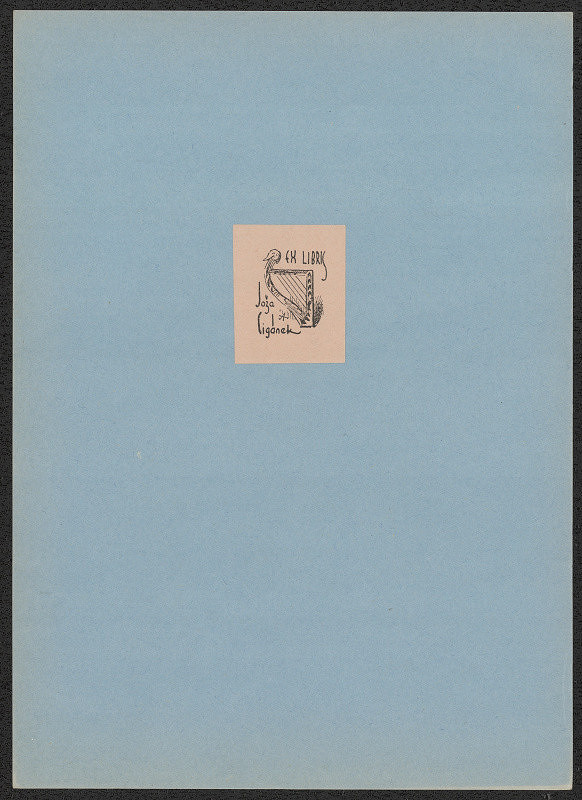 Mikoláš Aleš – Ex libris Joža Cigánek 