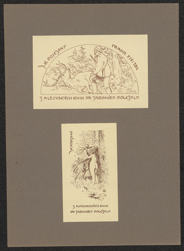 Mikoláš Aleš – Z Alšovských knih Dr. Jaromíra Doležala/J. K. Pojezdný, Praha XIX 784 