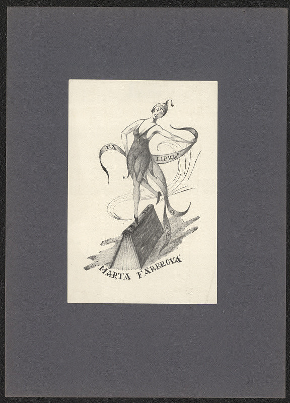 Jaroslav Dobrovolský – Ex libris Marta Förbrová 