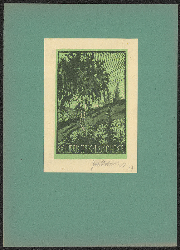 Jaroslav Dobrovolský – Ex libris Dr. K. Leuschner 