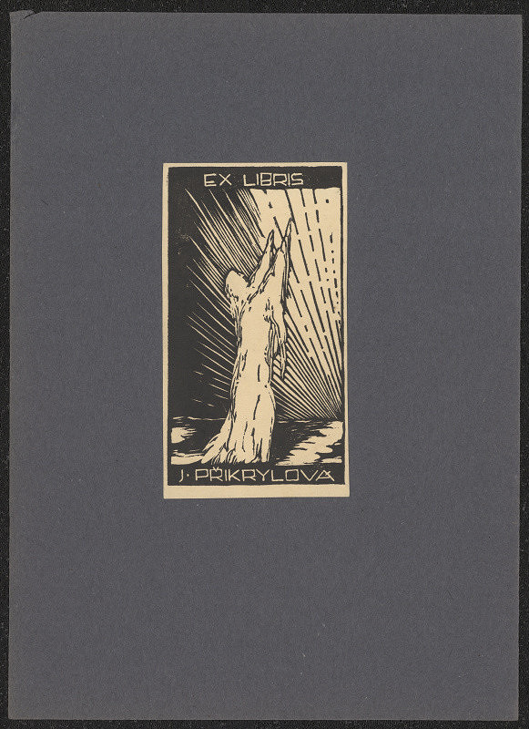Jaroslav Dobrovolský – Ex libris J. Přikrylová 