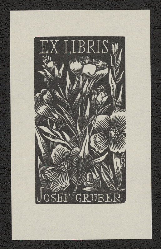Antonín Doležal – Ex libris Josef Gruber 