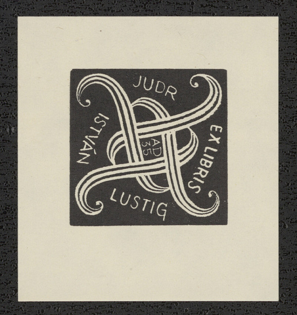 Antonín Doležal – Ex libris Judr. István Lustig 