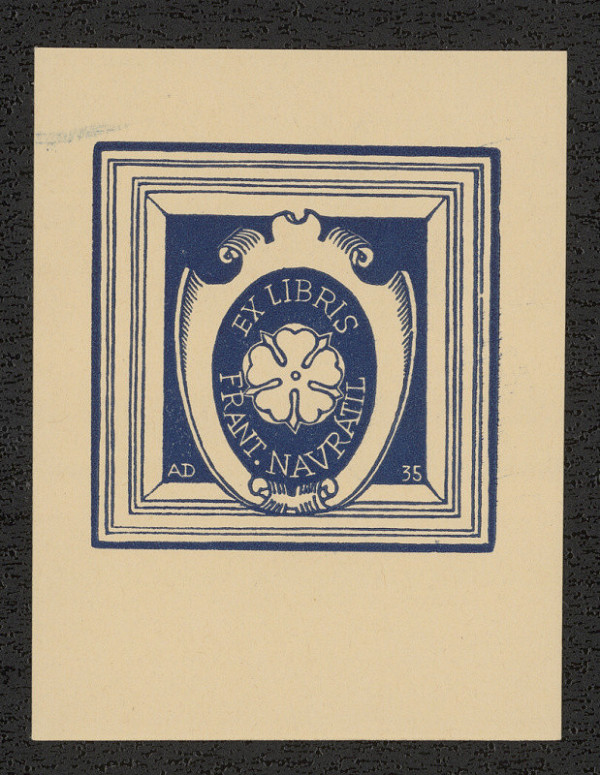 Antonín Doležal – Ex libris Frant. Navrátil 