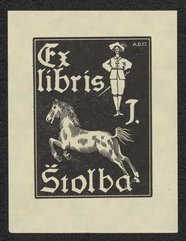 Antonín Doležal – Ex libris J. Štolba 